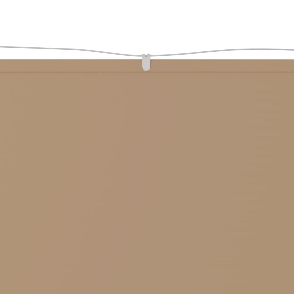 Vidaxl Luifel Vertikal 200x360 cm Oxford Stofftaupe