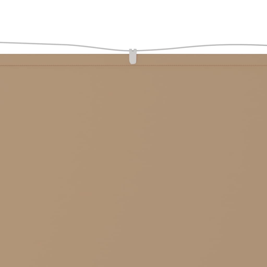 Vidaxl Luifel Vertikal 200x420 cm Oxford Stofftaupe