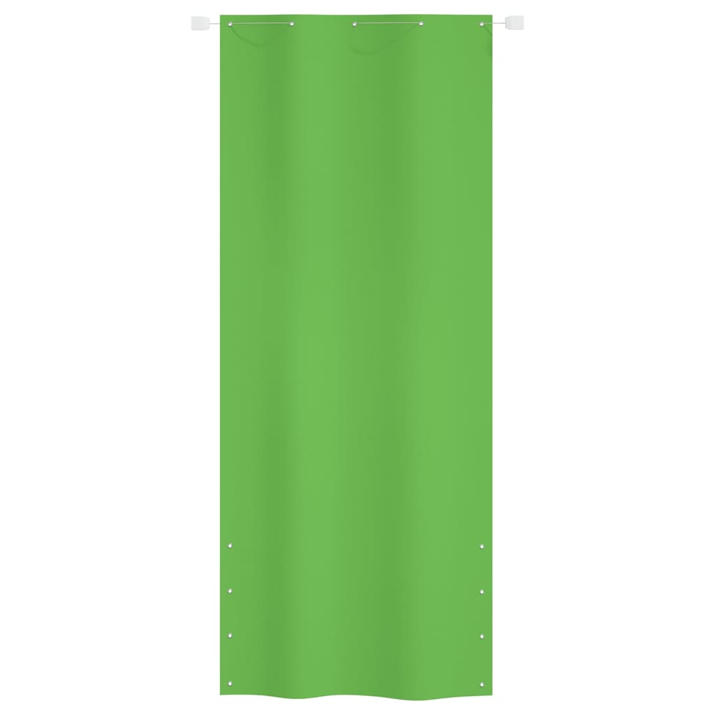 Vidaxl Balkon Bildschirm 100x240 cm Oxford Stoff hellgrün