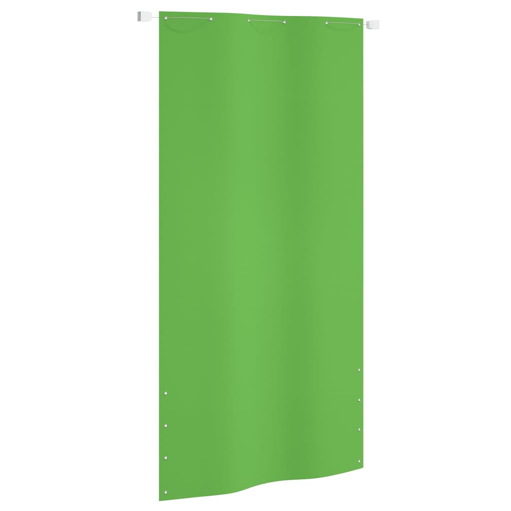 Vidaxl Balkon Bildschirm 120x240 cm Oxford Stoff hellgrün