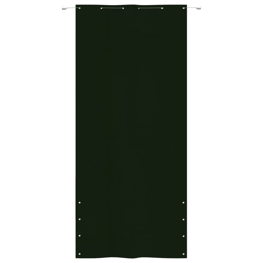 Vidaxl Balkon Bildschirm 120x240 cm Oxford Stoff dunkelgrün