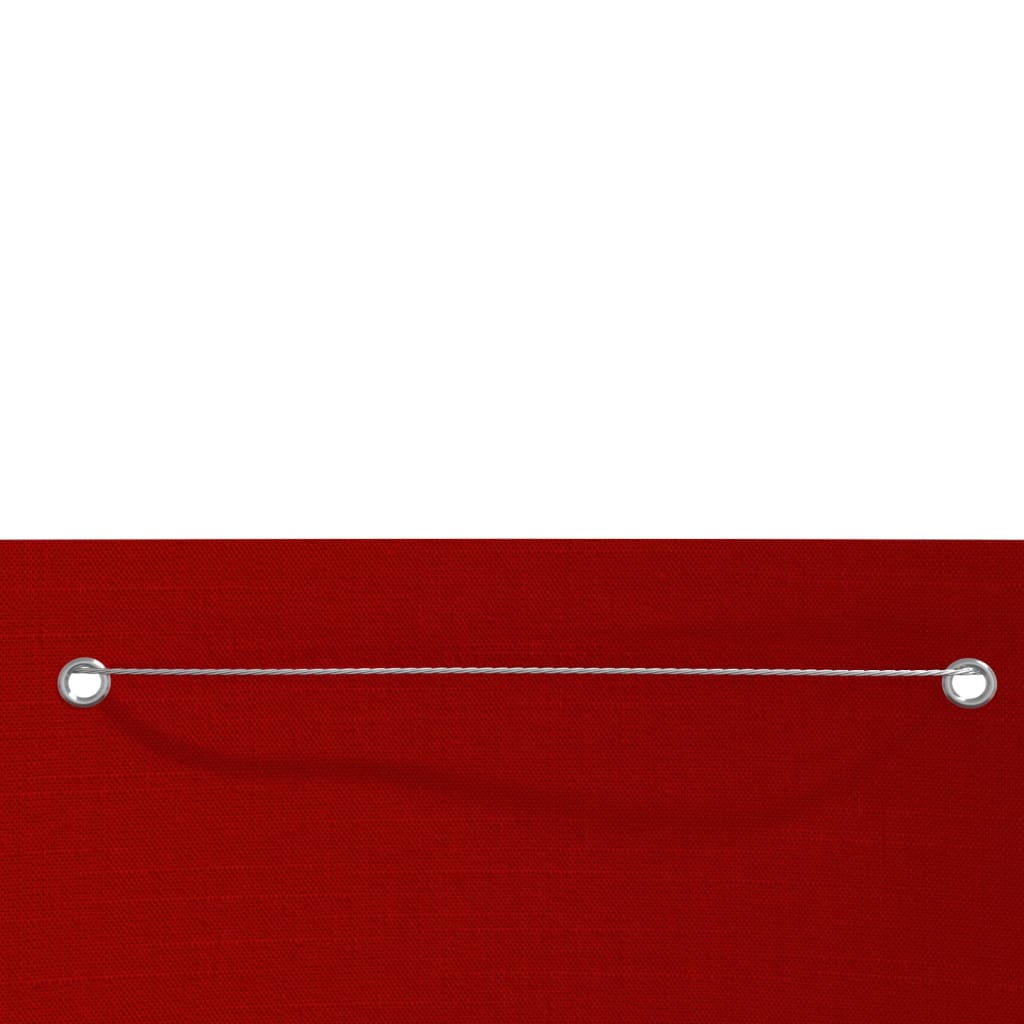 Vidaxl Balkon Bildschirm 100x240 cm Oxford Stoff rot