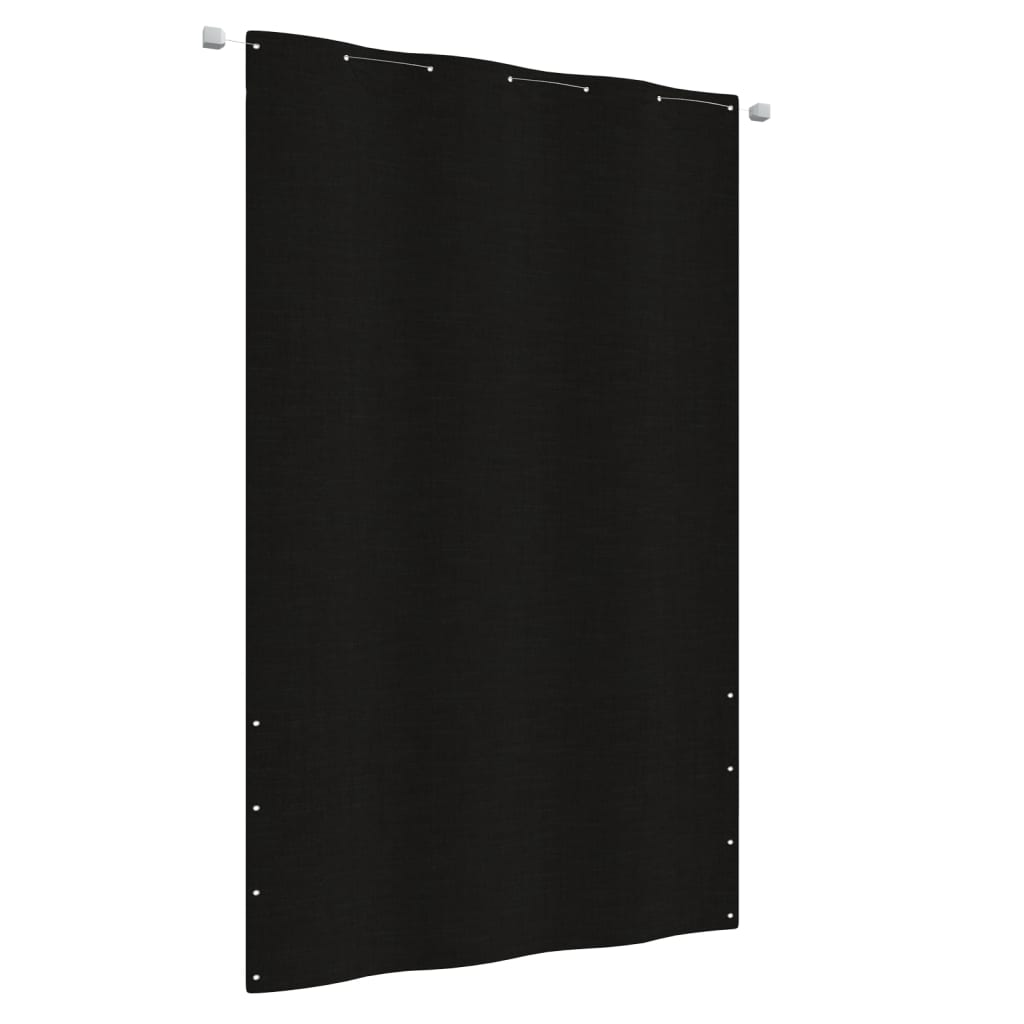 Vidaxl Balkon Bildschirm 140x240 cm Oxford Stoff schwarz