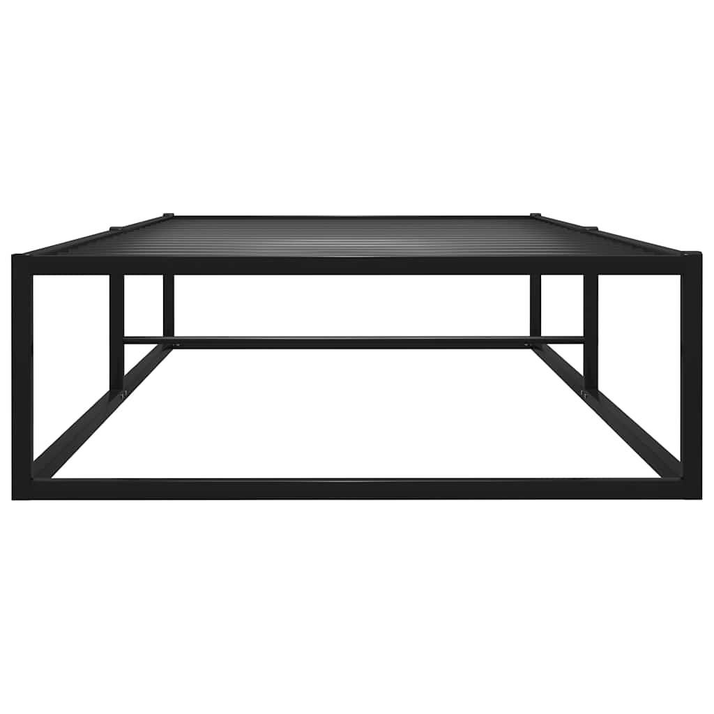 Vidaxl bedframe metaal zwart 90x200 cm