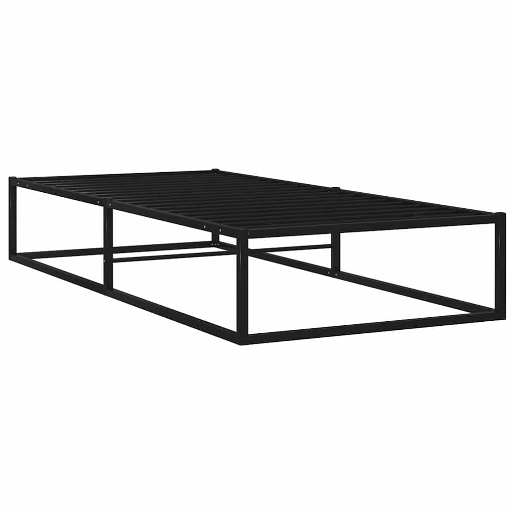 Vidaxl bedframe metaal zwart 100x200 cm