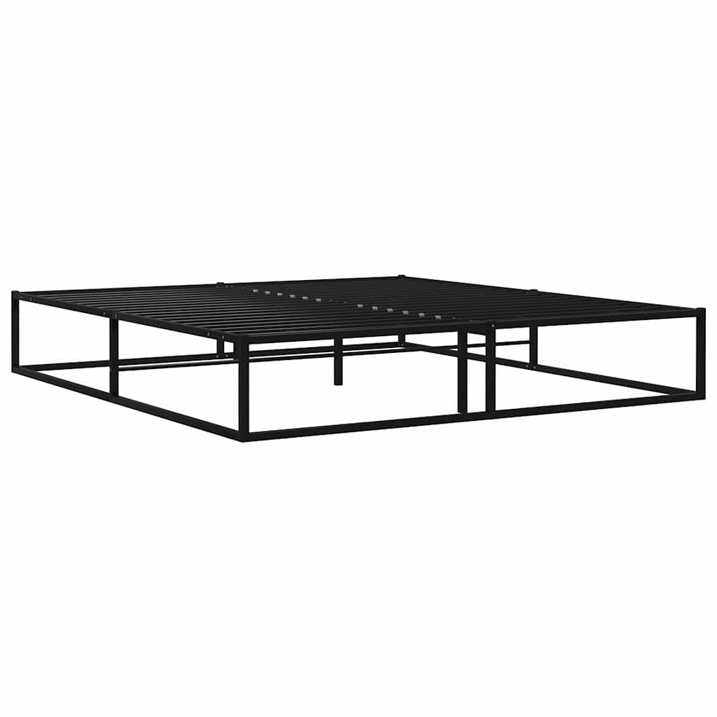 Vidaxl bedframe metaal zwart 200x200 cm