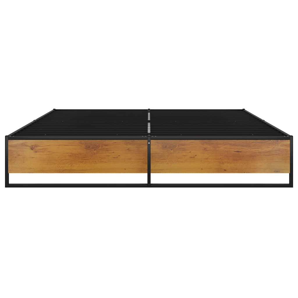 Vidaxl bedframe metaal zwart 200x200 cm
