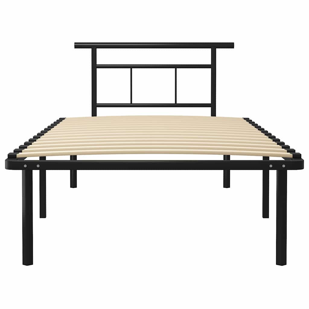 Vidaxl bedframe metaal zwart 100x200 cm