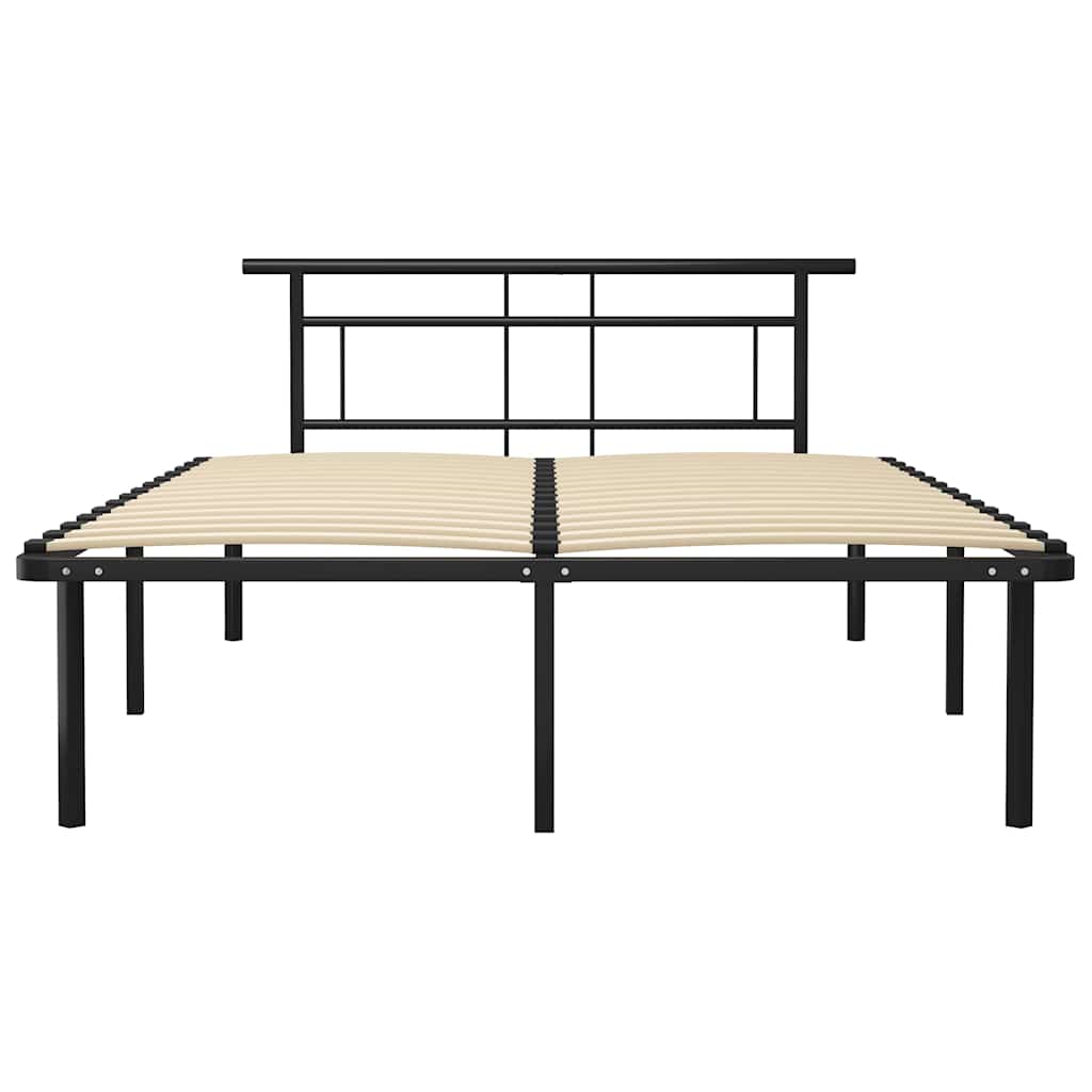 Vidaxl bedframe metaal zwart 160x200 cm