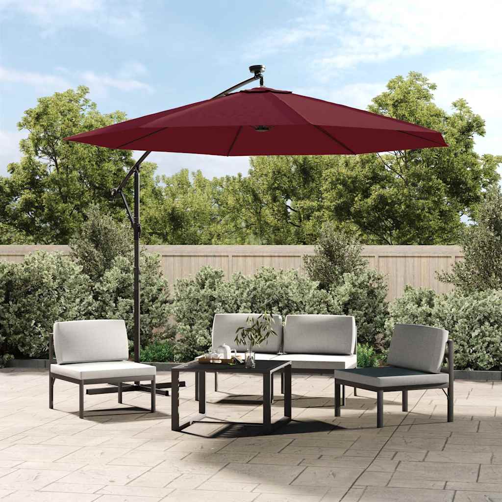Vidaxl Ersatztuch für schwimmende Parasol 300 cm Bordeaux rot