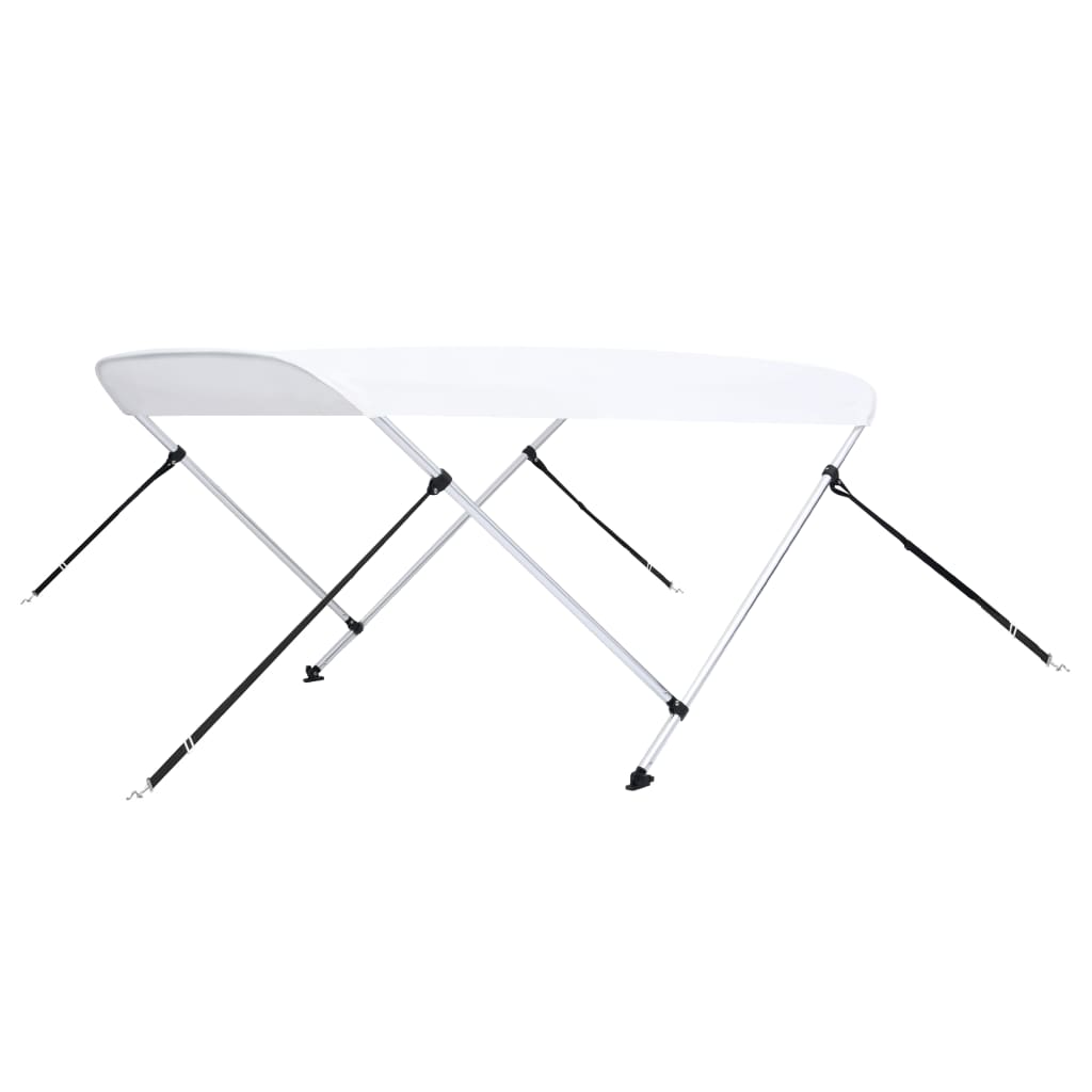 Vidaxl Biminitop 2-BOWS 150x120x110 cm Weiß