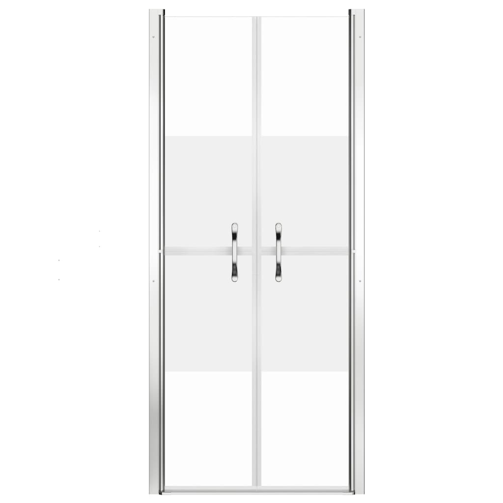 VIDAXL -Duschtür 91x190 cm ESG Halfmat
