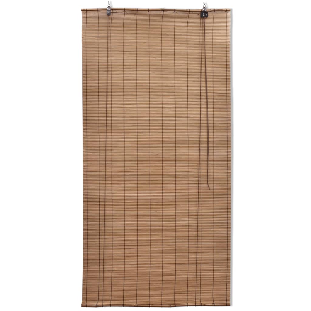 Vidaxl Roller Jalousien 2 PCs 100x160 cm Bambusbraun