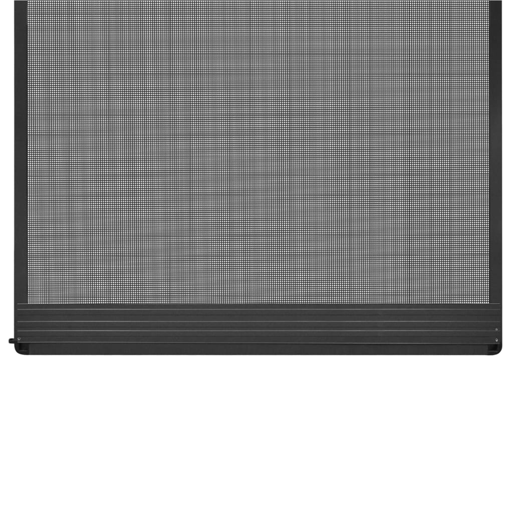 VIDAXL -Bildschirmtür mit Scharnieren 100x215 cm Anthrazit