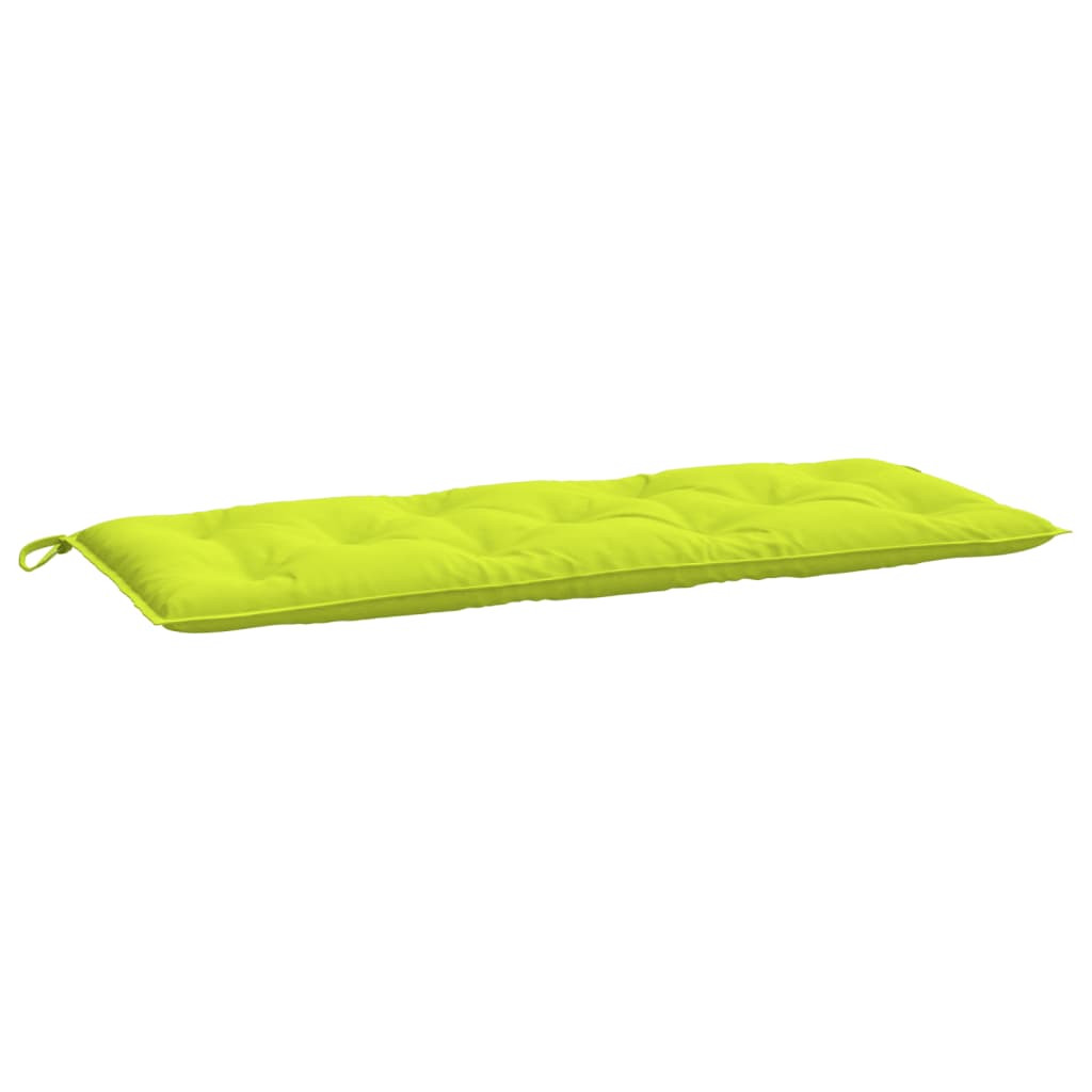 VidaXL Gartenbankauflage 120x50x7 cm Oxford-Stoff hellgrün