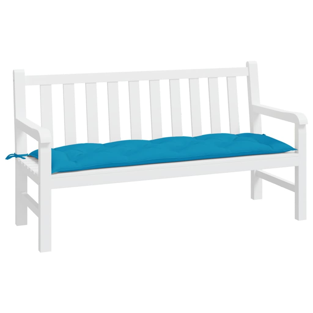 Vidaxl Gartenbank Kissen 150x50x7 cm Oxford Stoff hellblau