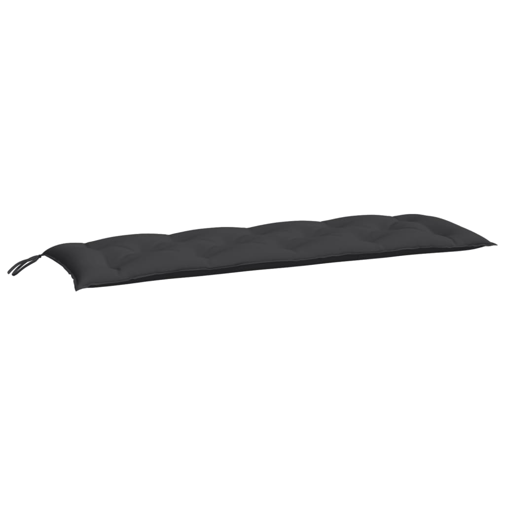 Vidaxl Gartenbank Kissen 150x50x7 cm Oxford Stoff schwarz