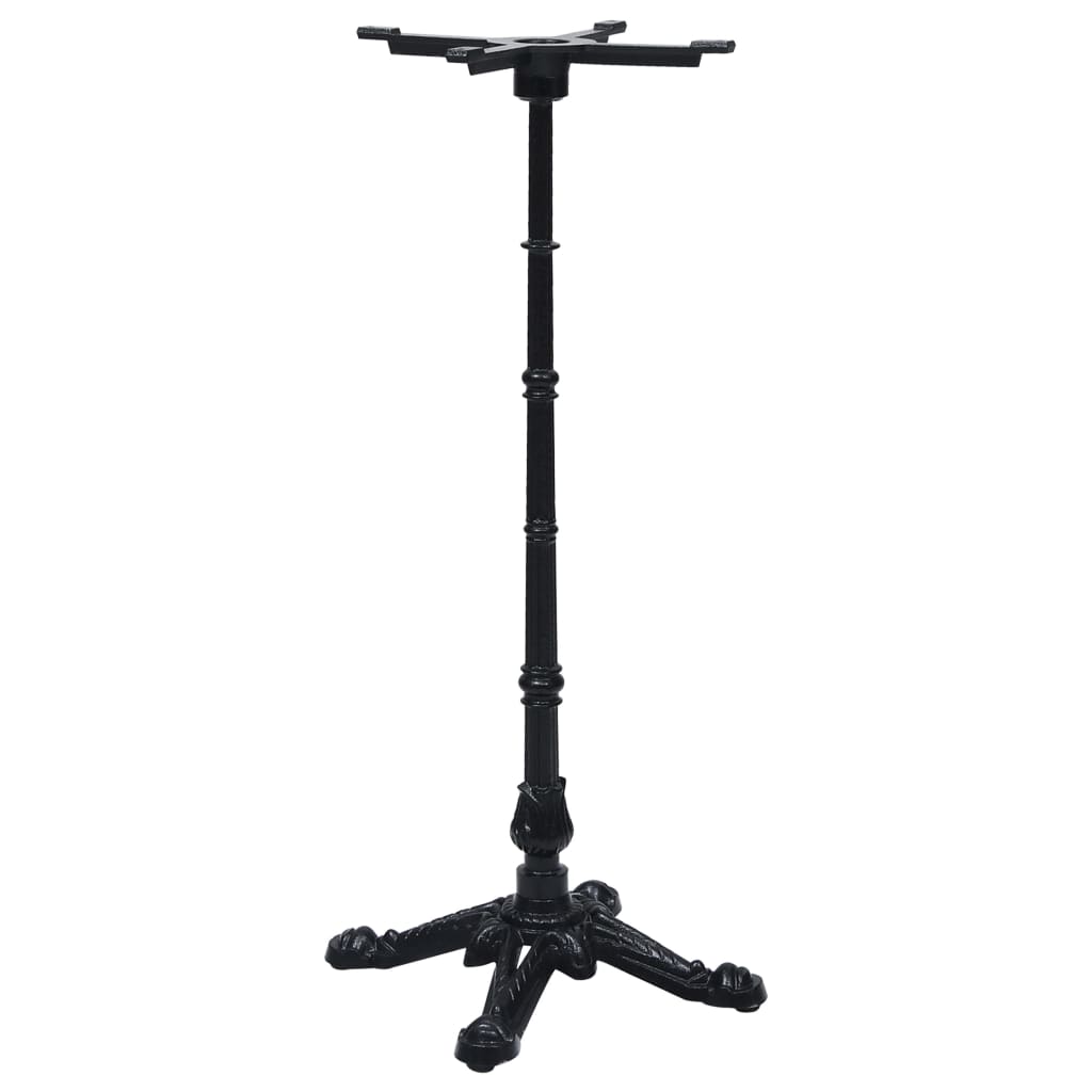 Vidaxl bistrotafelpoot 52x52x108 cm gietijzer zwart