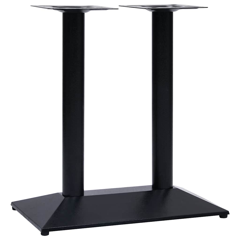 Vidaxl bistrotafelpoot 70x40x72 cm gietijzer zwart