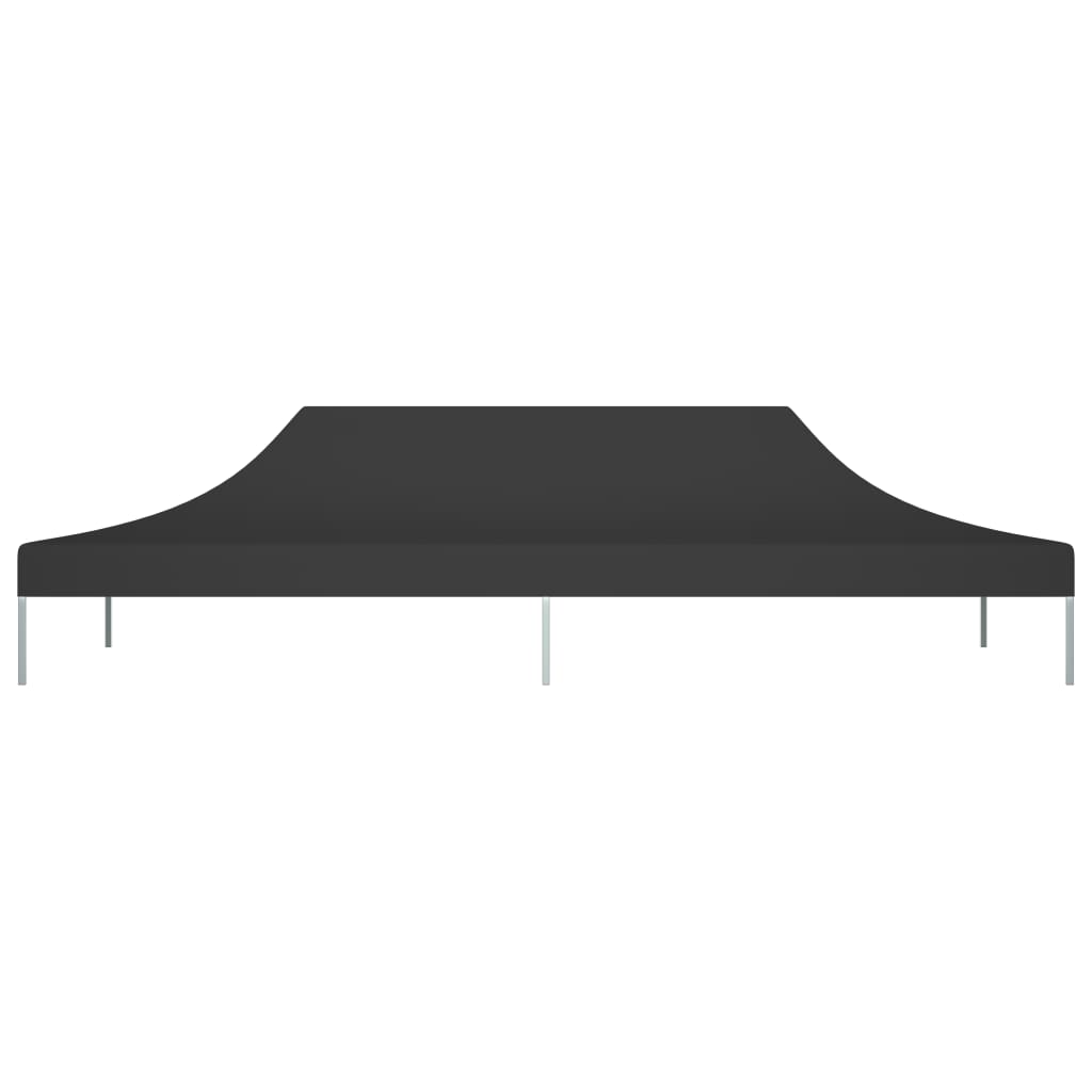 Vidaxx Partyzeltdach 270 g m² 6x3 m schwarz
