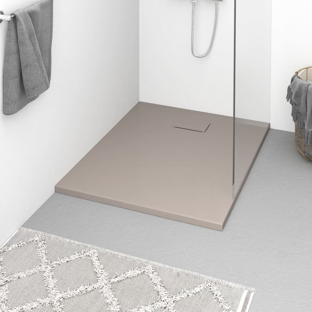 Vidaxx Duschwanne 100x80 cm smc braun