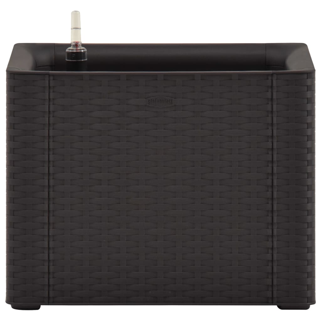VIDAXL -Pflanzer hoch mit selbstständigem System 43x43x33cm Anthrazit
