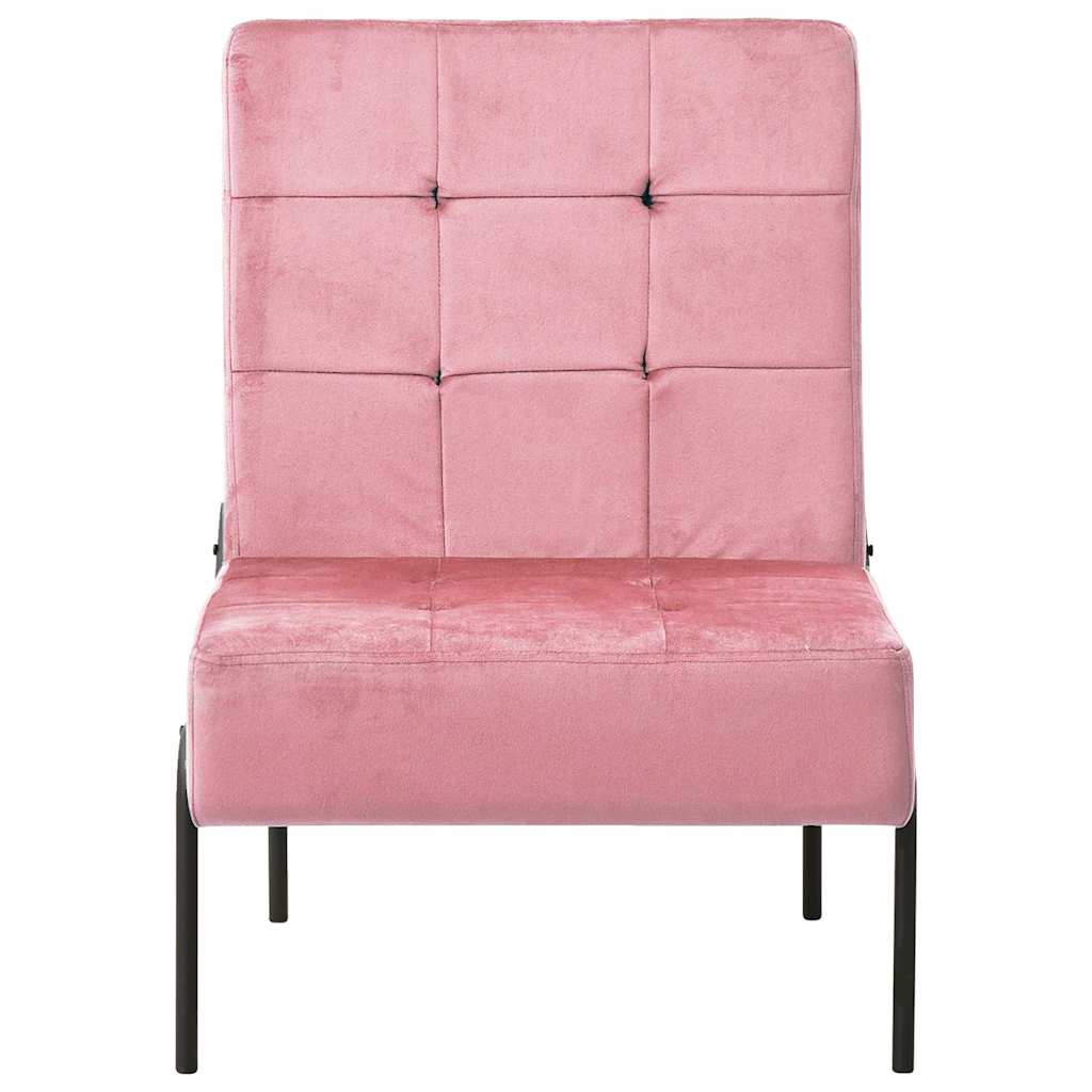 Vidaxl relaxstoel 65x79x87 cm fluweel roze