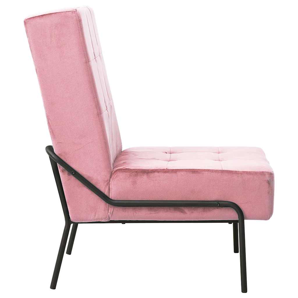 Vidaxl relaxstoel 65x79x87 cm fluweel roze