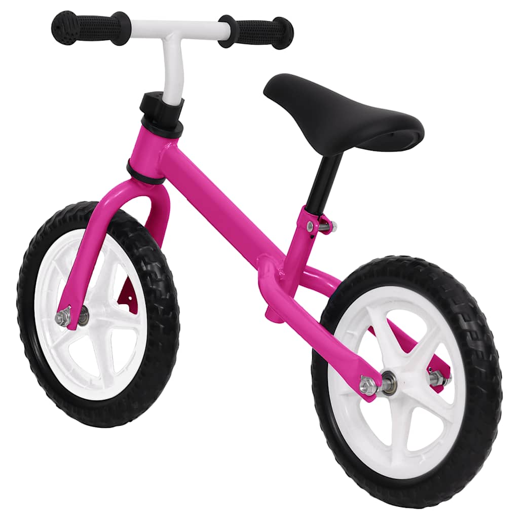 Vidaxl Balance Bike mit 11 -Zoll -Rädern rosa