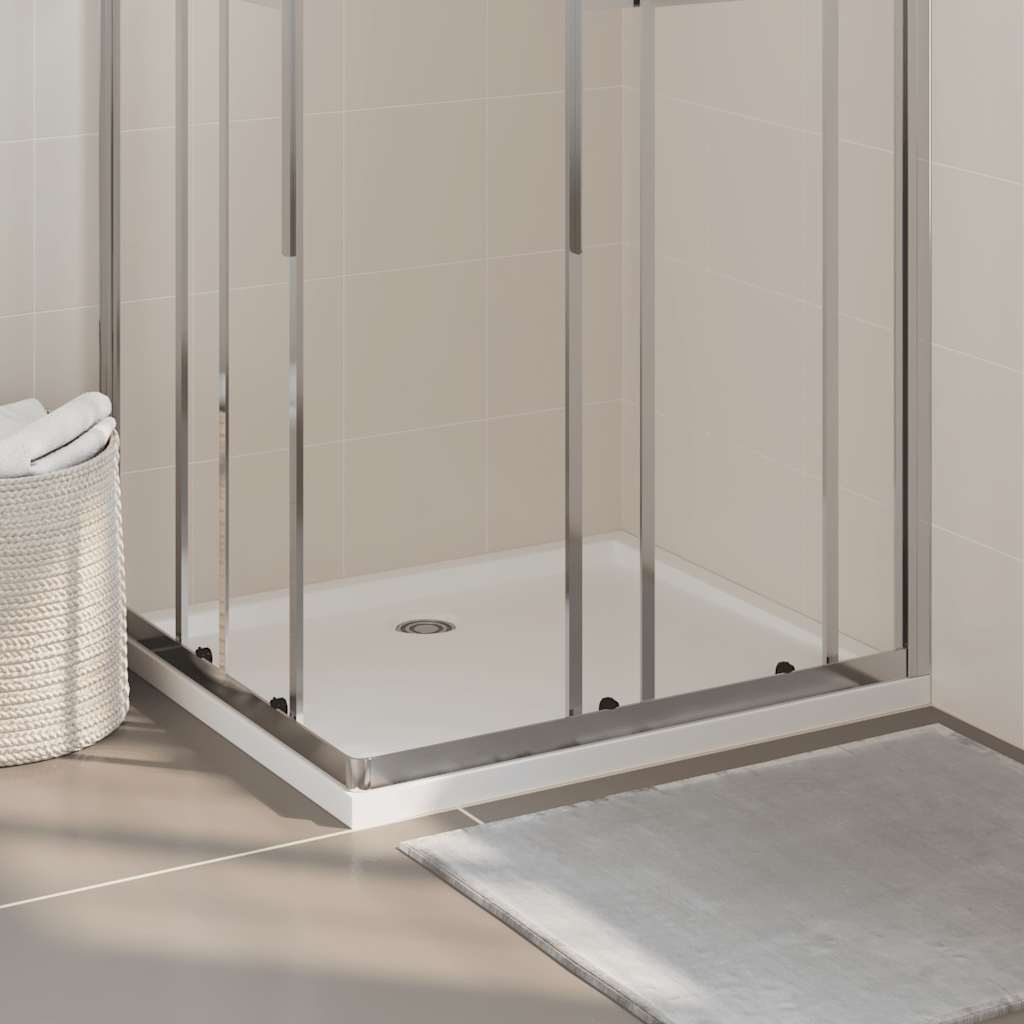 Vidaxl Duschschale rechteckige 80x90 cm Abs weiß