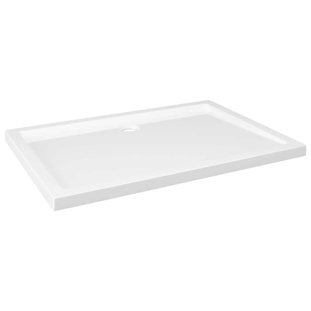 Vidaxl Duschschale rechteckige 80x110 cm Abs weiß