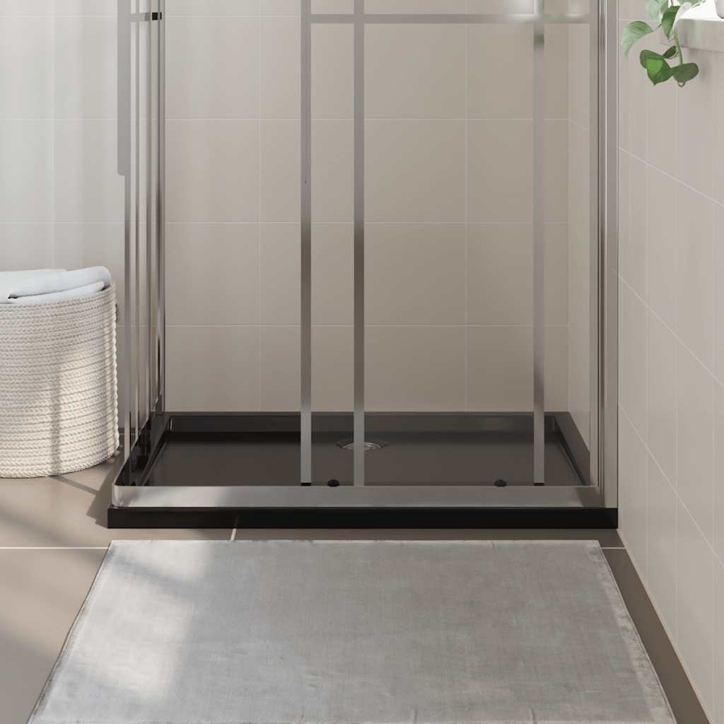 Vidaxl Duschschale rechteckige 70x100 cm abs schwarz
