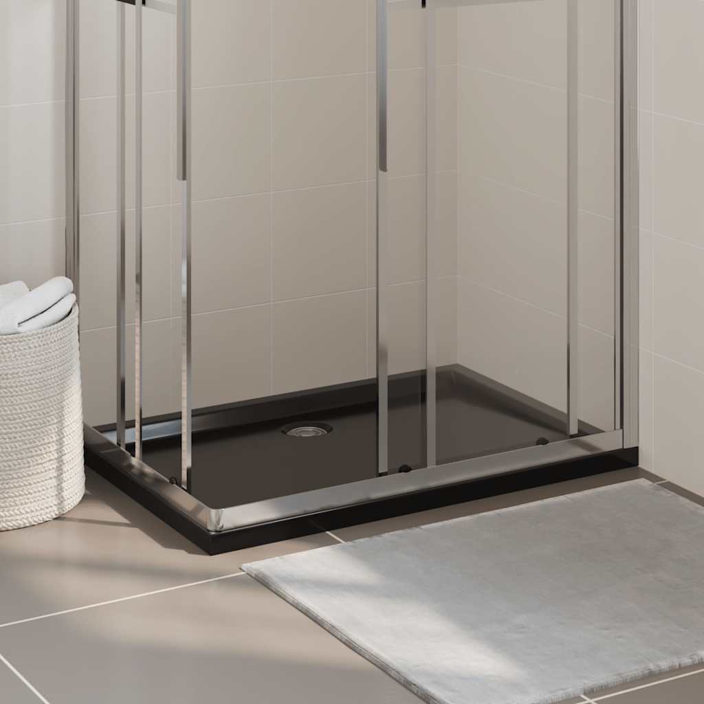 Vidaxl Duschschale rechteckige 70x100 cm abs schwarz