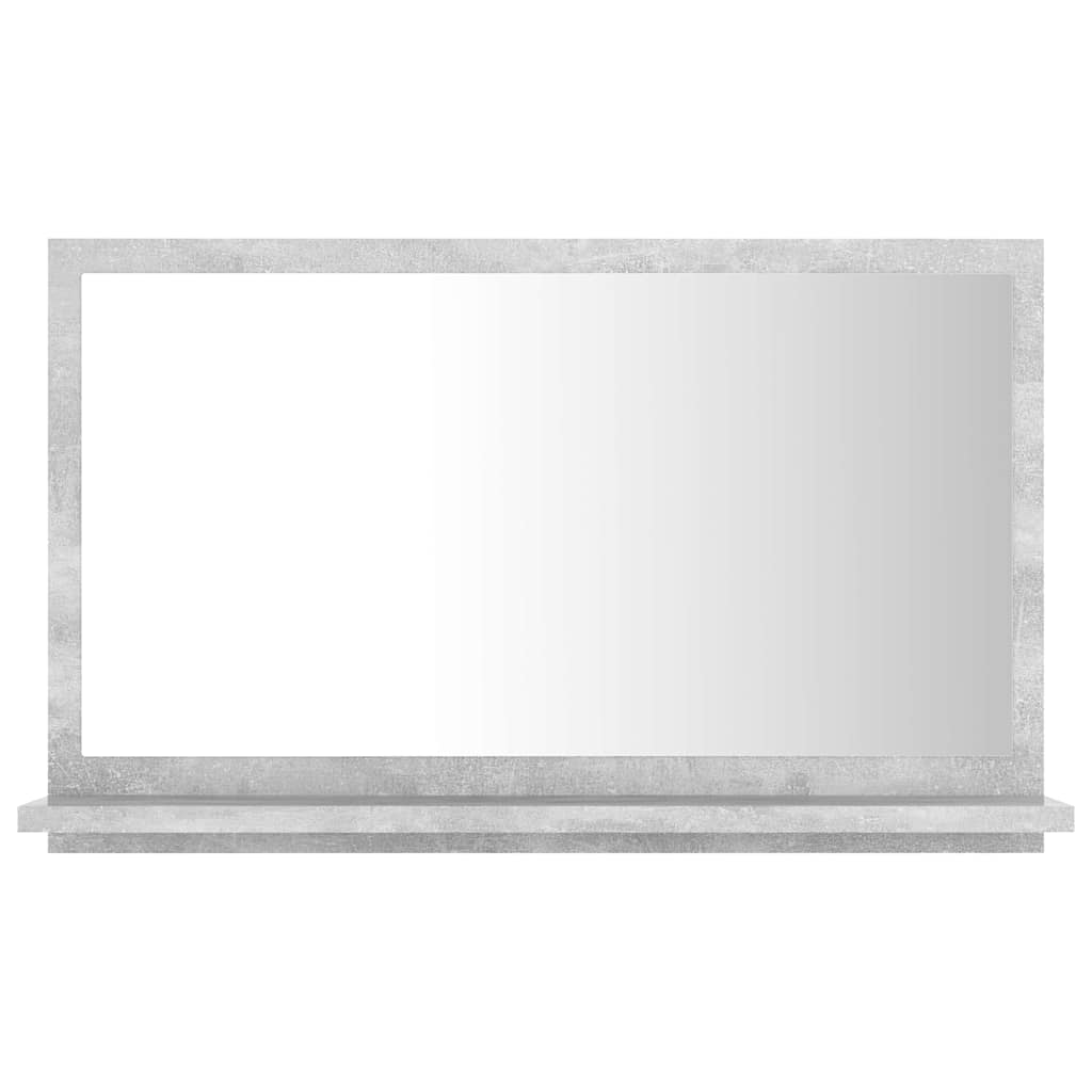 Vidaxl badkamerspiegel 60x10,5x37 cm spaanplaat betongrijs
