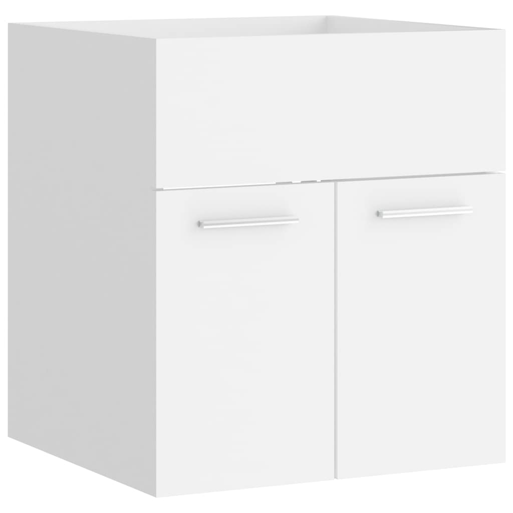 Vidaxl wastafelkast 41x38,5x46 cm bewerkt hout wit