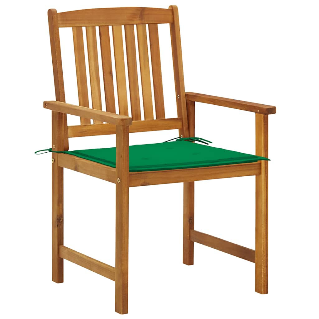 Vidaxl tuinstoelen 2 st met kussens massief acaciahout