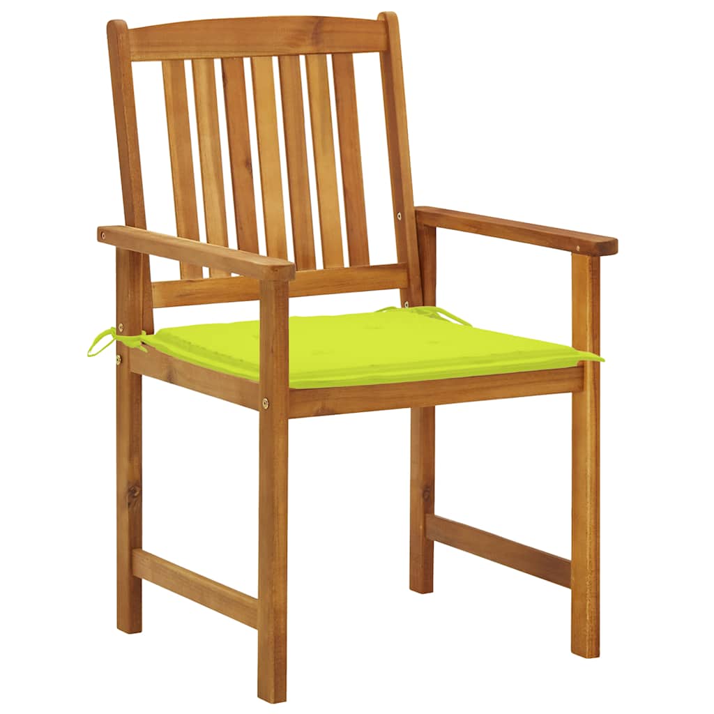 Vidaxl tuinstoelen 2 st met kussens massief acaciahout