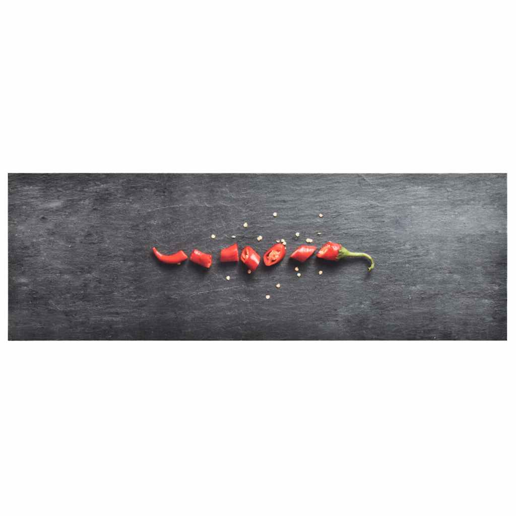 Vidaxl Küchenmatte Waschbarer Pfeffer 45x150 cm