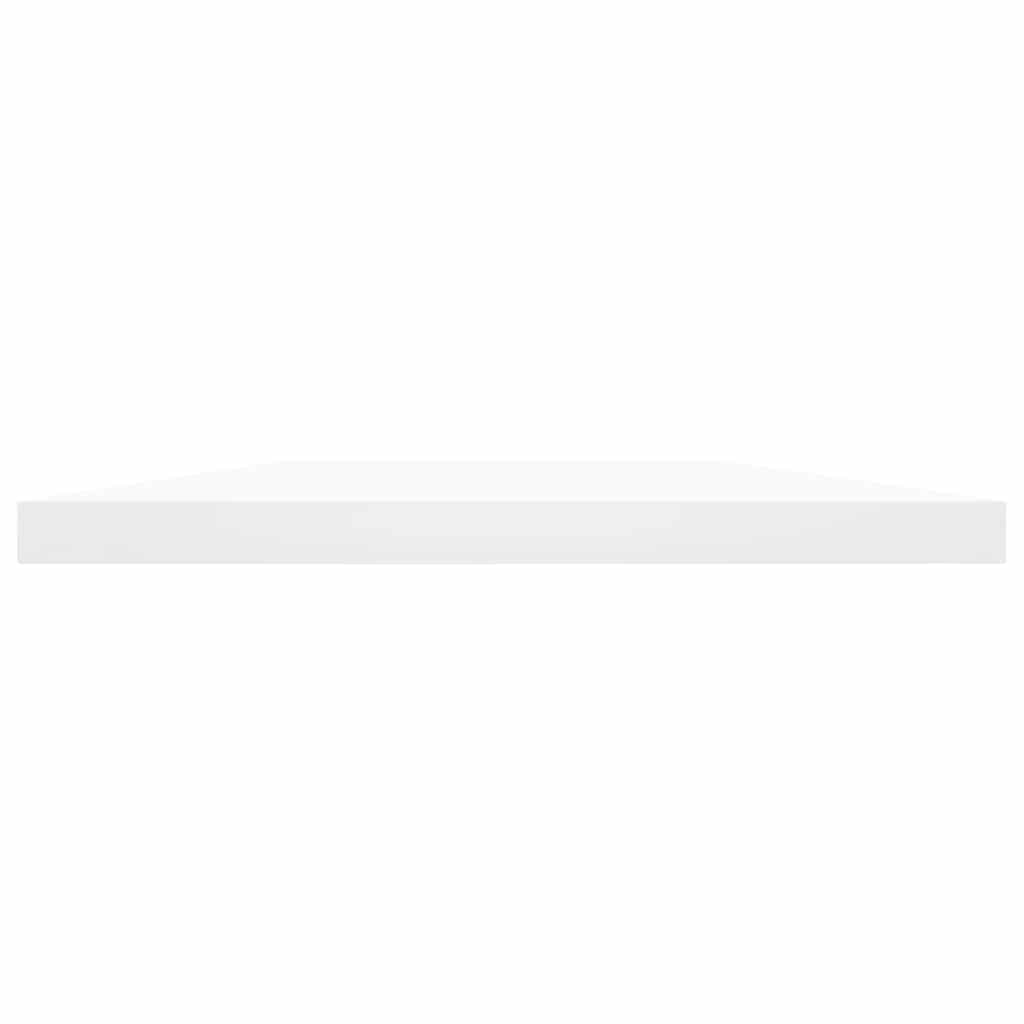 Vidaxl wandschappen 4 st 60x20x1,5 cm bewerkt hout wit