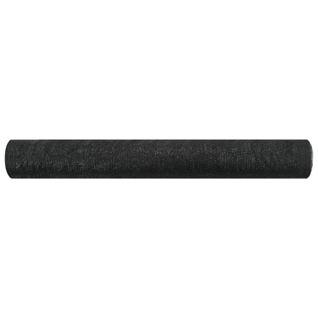 Vidaxl privacy net zwart 2x50 m hdpe 75 g m²