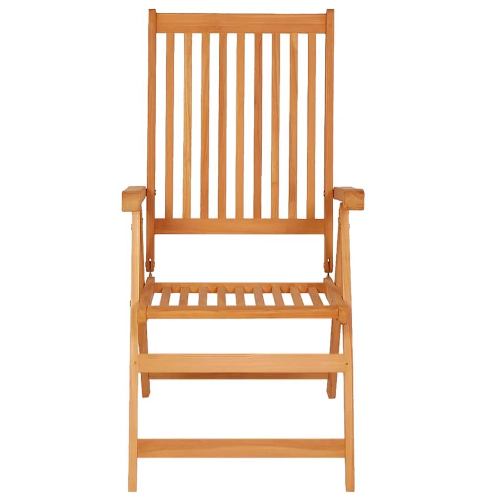 Vidaxl tuinstoelen 2 st met heldergroene kussens massief teakhout