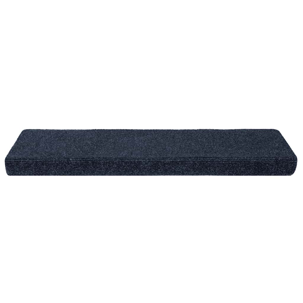 VIDAXL -Treppenmatten Selbstadhäsiv 10 PCs 65x21x4 cm Anthrazit -Rechteckkante