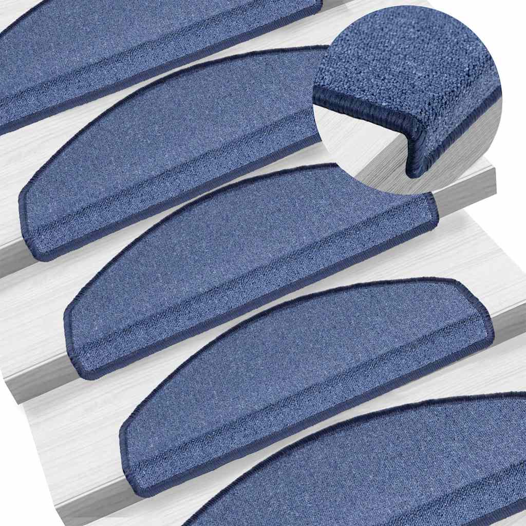 Vidaxx Stufenmatten 10 St. 65x24x4 cm blau halbrund groß