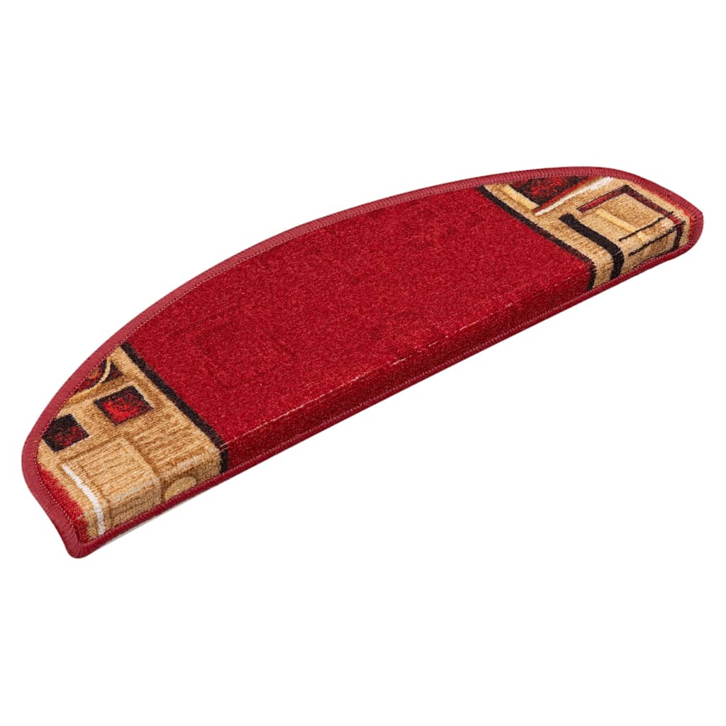 VidaXL Stufenmatten selbstklebend 5 Stück 65x21x4 cm rot