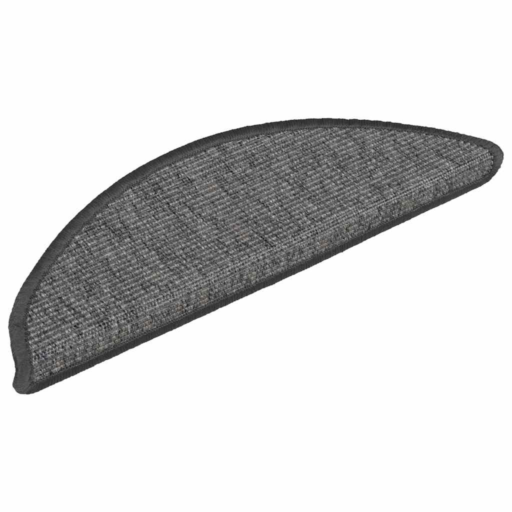 Vidaxx Stufenmatten 15 St. 56x17x3 cm beige und grau halbrund
