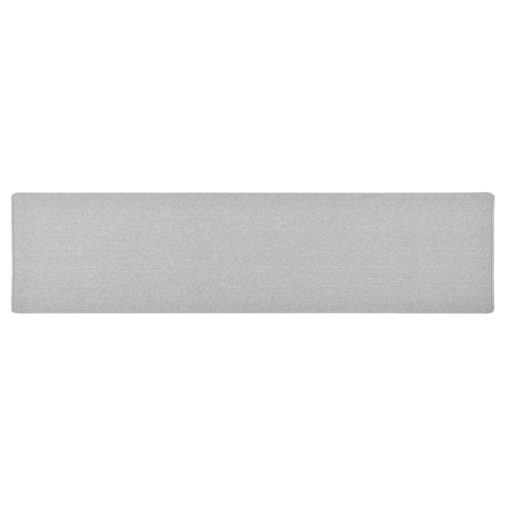 Vidaxx Teppichläufer 50x200 cm hellgrau