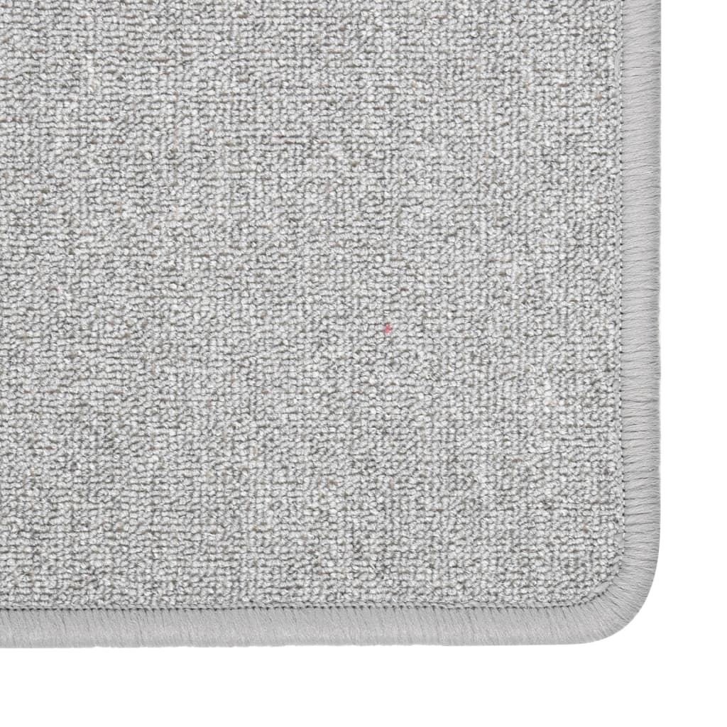 Vidaxl Teppichläufer 80x200 cm hellgrau