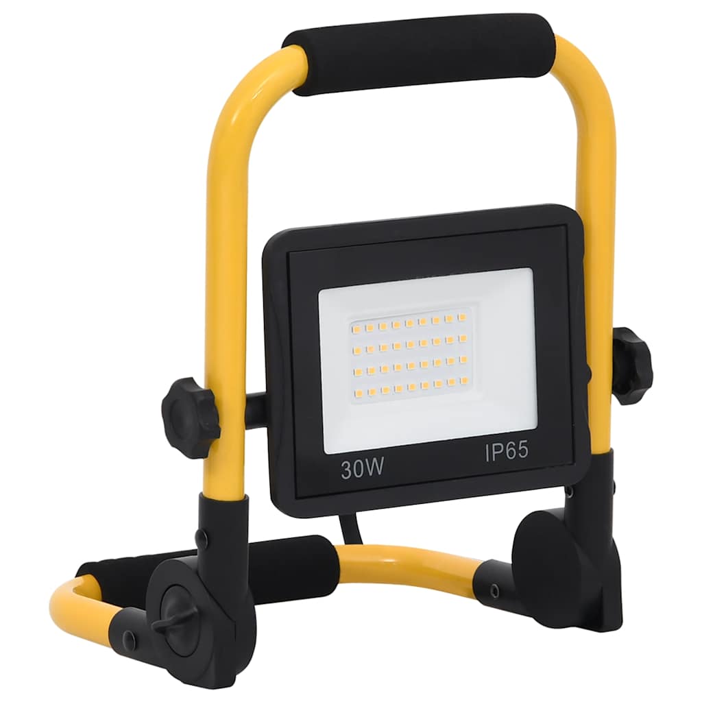 Vidaxl spotlight met handvat led 30 w koudwit