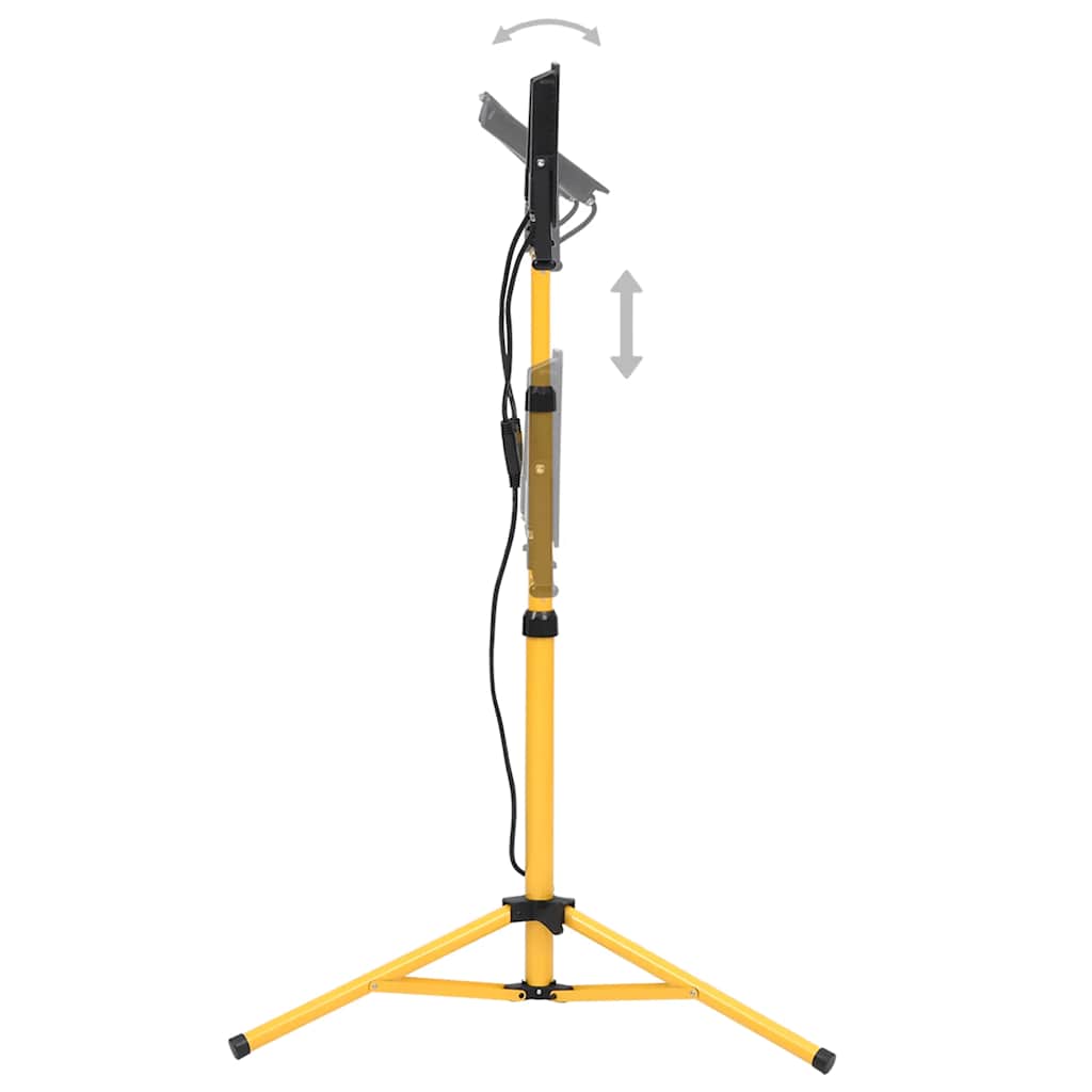 Vidaxl spotlight met statief led 2x100 w koudwit