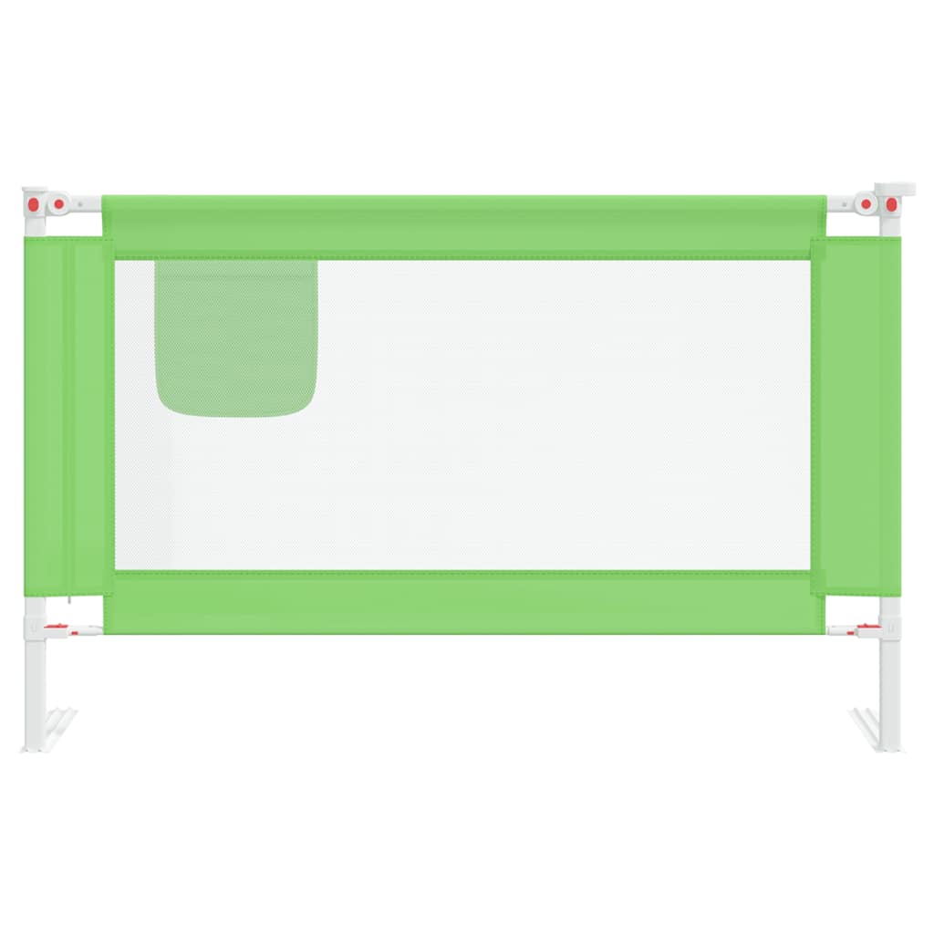 Vidaxl Bettdiagramm Kleinkind 120x25 cm Stoff grün